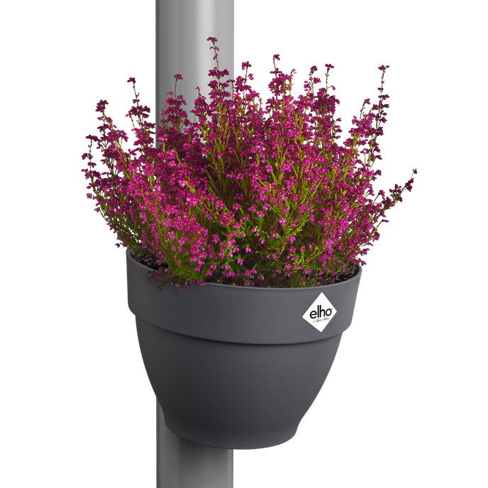 vibia campana pot gouttière 22cm anthracite